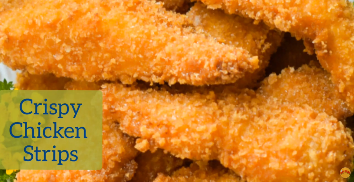 Crispy chiken strips || Chiken tenders recipe || Spicy chiken strips ...