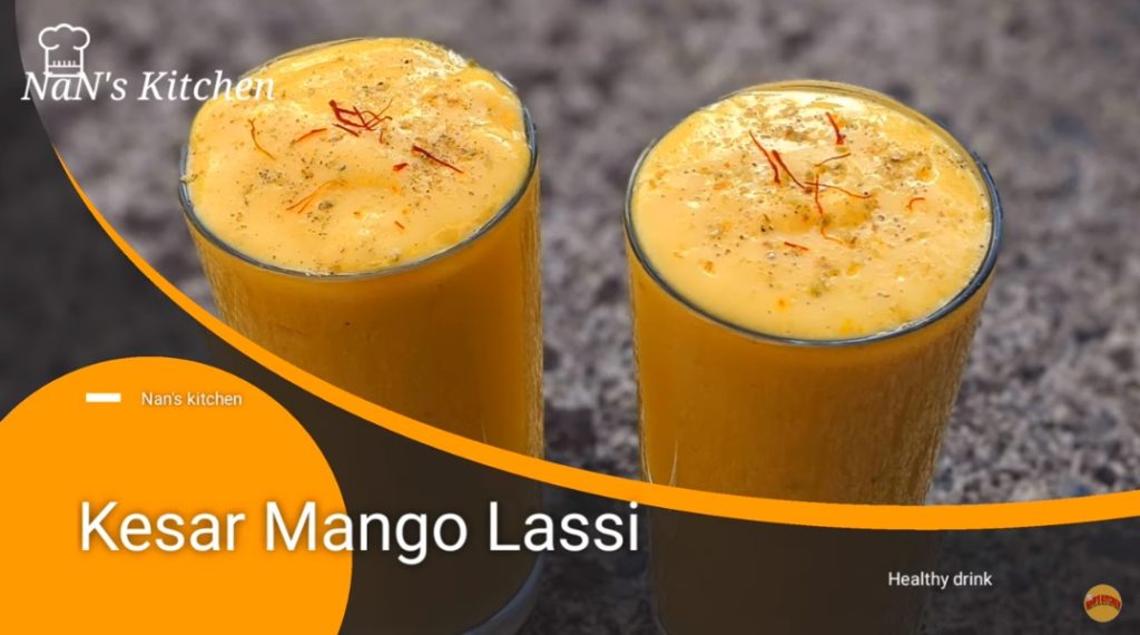 Kesar mango lassi