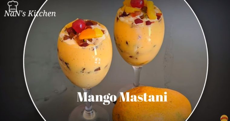 Mango mastani recipe | Mango  mastani drink recipe