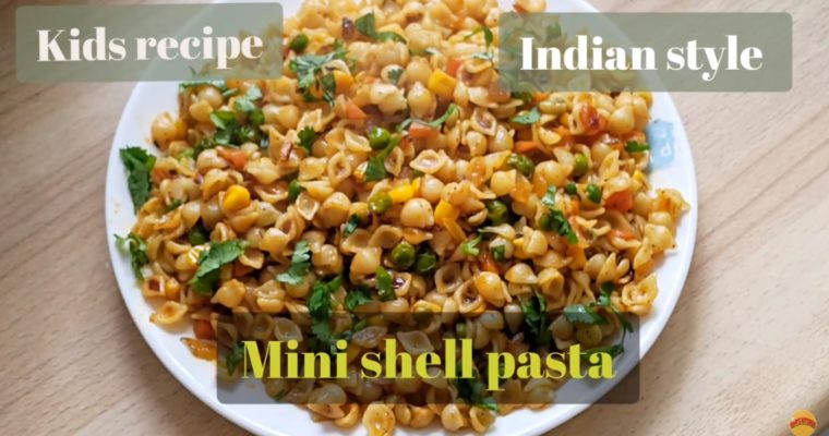 Vegetable Pasta || Quick & Easy Pasta Recipe For Kids || Organic Mini Shells Pasta Recipe